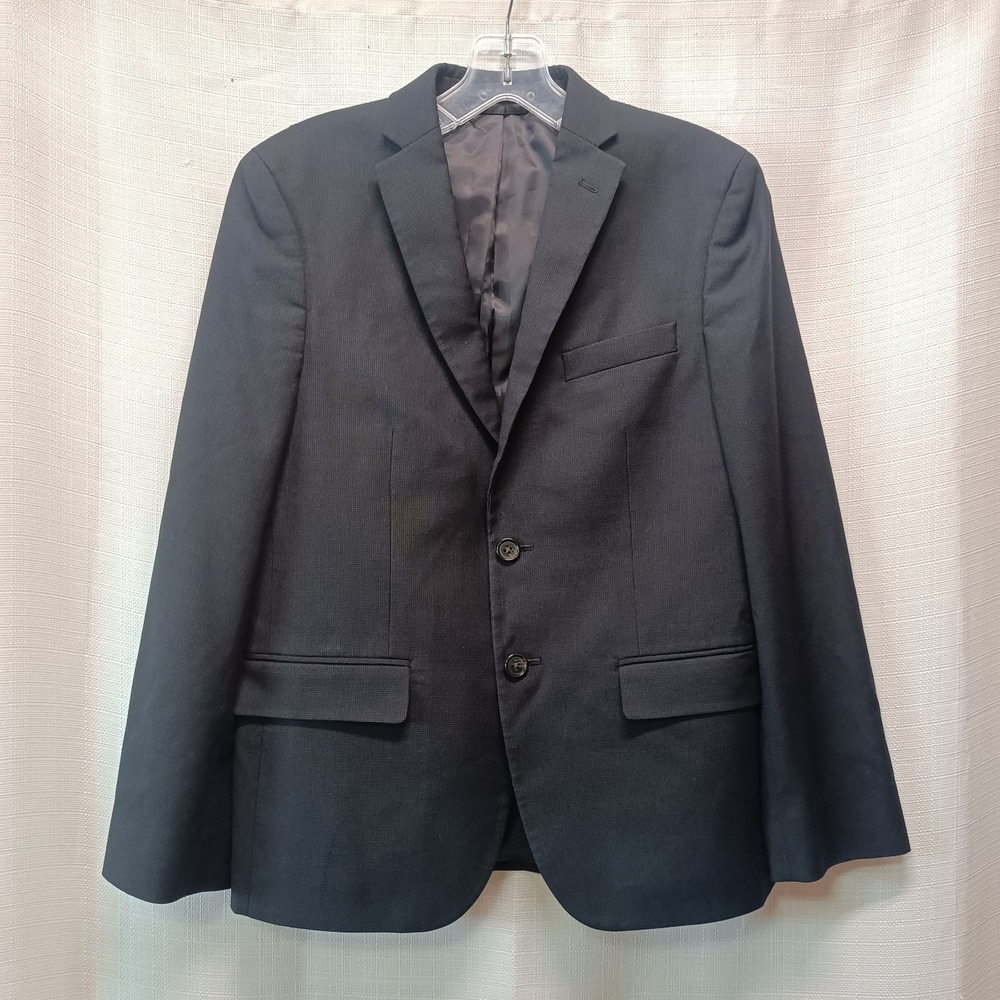 Lauren Ralph Lauren LRL Womens Black Micro Check Blazer 16R Office Formal‎